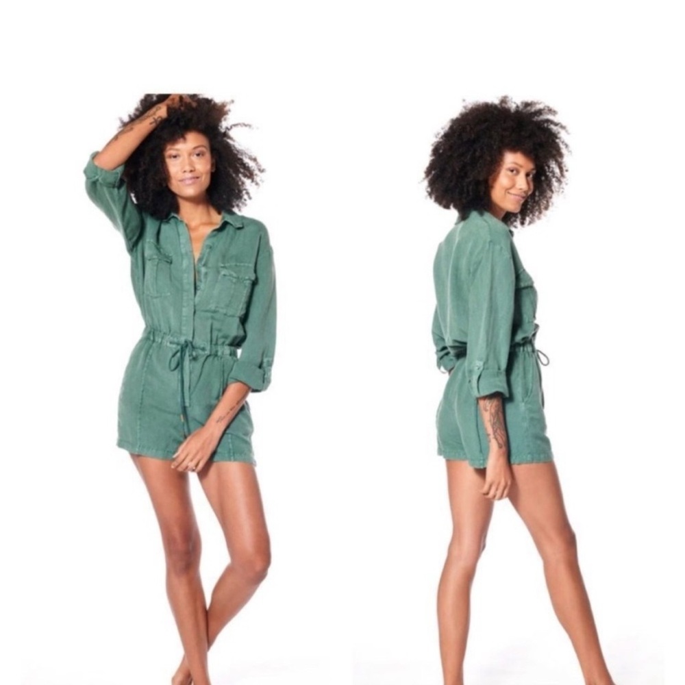 YFB Green Utility Romper